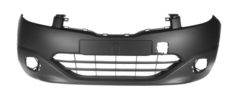 NISSAN QASHQAI 2010 – 2013 FRONT BUMPER SMOOTH BLACK NO WASHER JET HOLES NO PDC