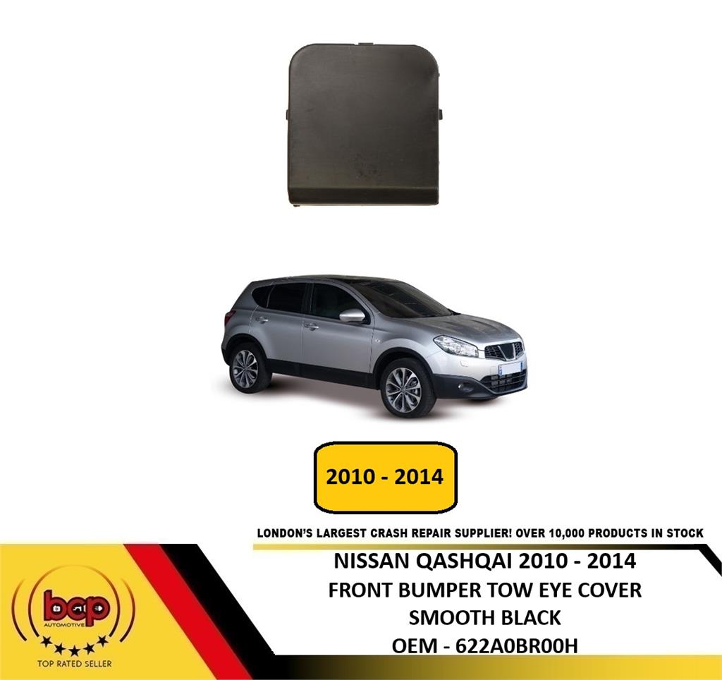 NISSAN QASHQAI J10 2010 - 2014 FRONT TOW EYE COVER NEW GENUINE 622A0BR00H