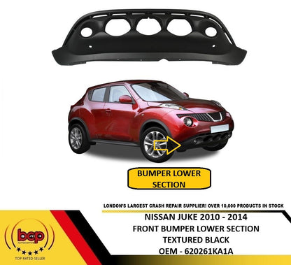 FOR NISSAN JUKE 2010 - 2014 FRONT BUMPER LOWER SPOILER BOTTOM PART