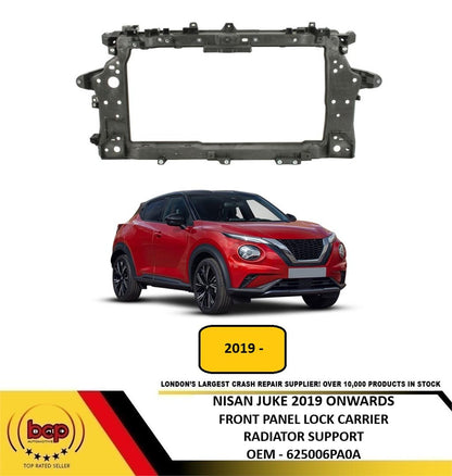 NISSAN JUKE 2019 ONWARDS FRONT PANEL LOCK CARRIER RADIATOR SUPPORT NEW