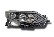 NISSAN QASHQAI 2017 – 2021 FRONT HALOGEN HEADLIGHT WITH LED DRL DRIVER RIGHT