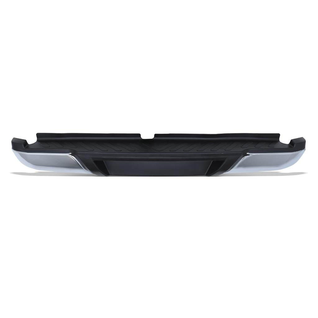 NISSAN NAVARA NP300 2016 ONWARDS REAR BUMPER BLACK & CHROME INSURANCE APPROVED