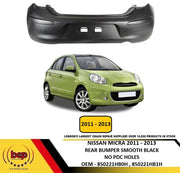 NISSAN MICRA K13 2011 - 2013 REAR BUMPER NOT PRIMED INSURANCE APPROVED NEW