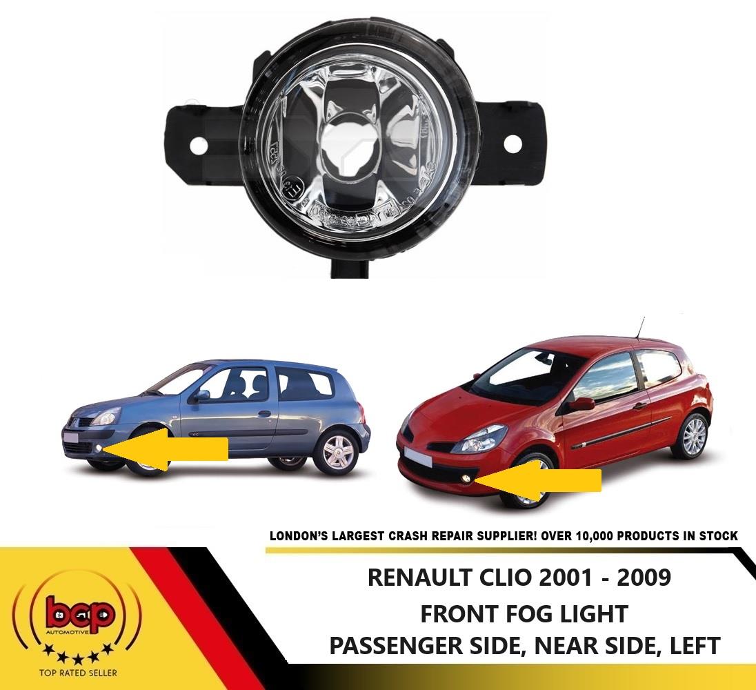 RENAULT CLIO 2001 - 2005 FRONT FOG LIGHT PASSENGER SIDE LEFT FOGLAMP