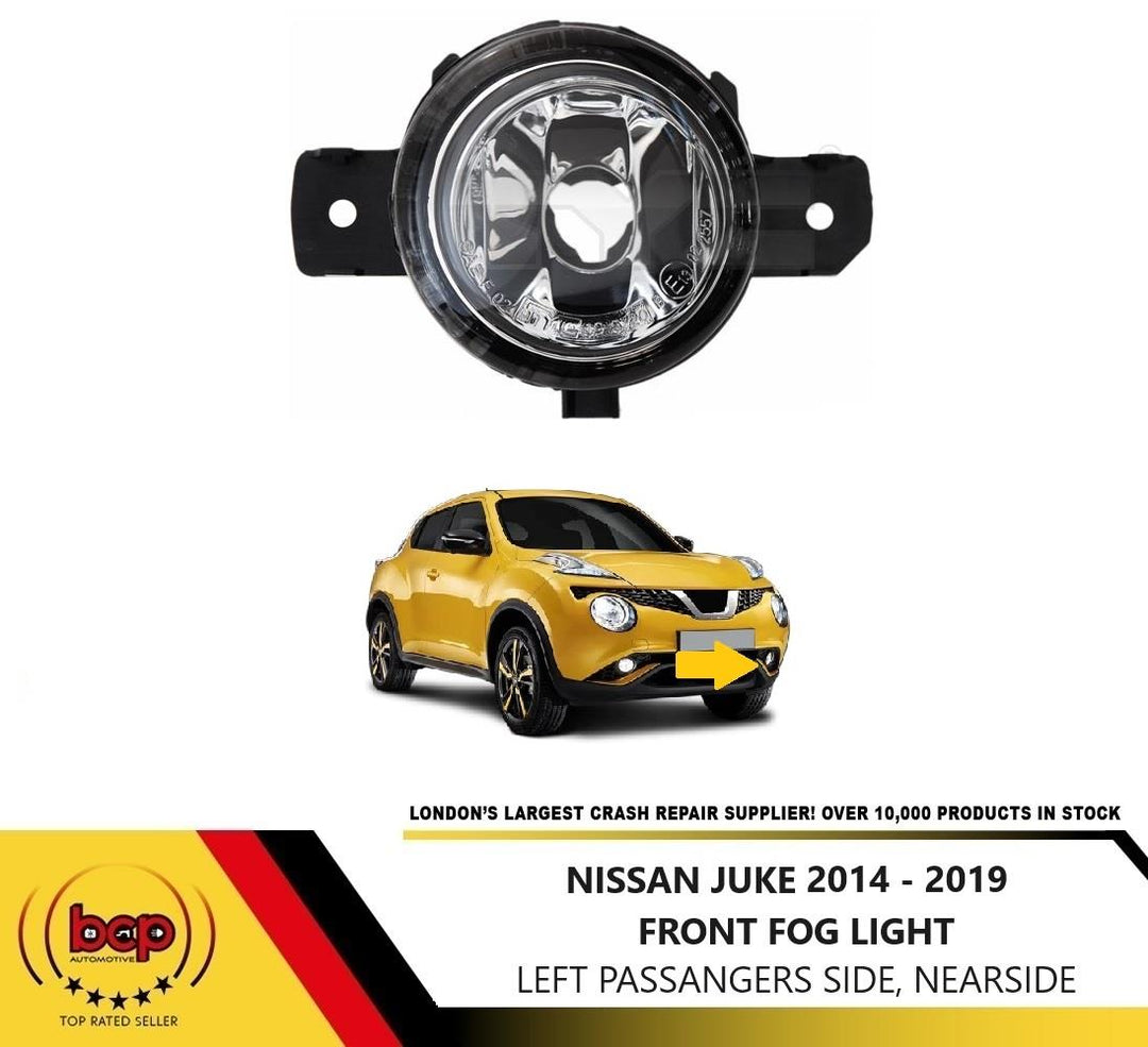 NISSAN JUKE 2014 - 2019 FRONT FOG LIGHT PASSENGER SIDE LEFT FOGLAMP