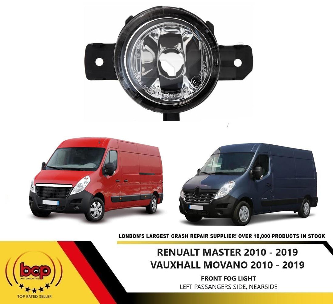 RENAULT MASTER 2010 - 2019 FRONT FOG LIGHT PASSENGER SIDE LEFT FOGLAMP