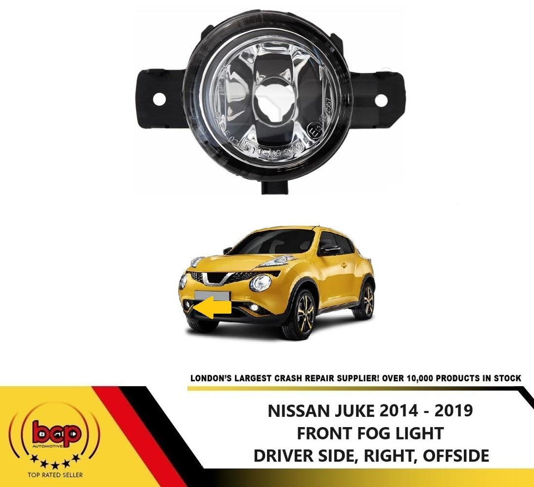 NISSAN JUKE 2014 - 2019 FRONT FOG LIGHT DRIVER SIDE RIGHT FOGLAMP
