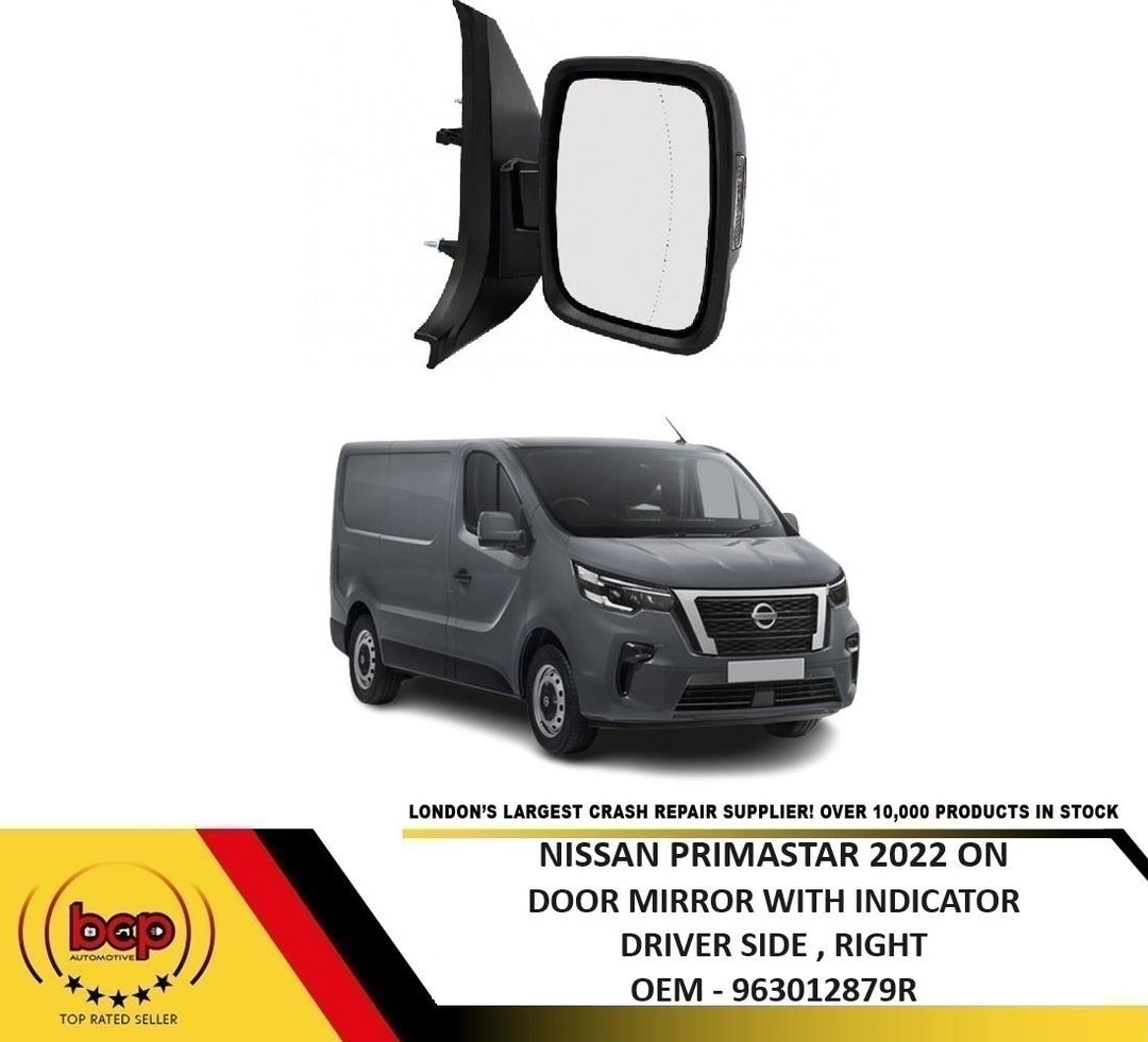 Nissan Primastar 2022  ON DOOR MIRROR ELECTRIC HEATED WITH INDICATOR DRIVERS