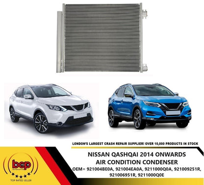 NISSAN QASHQAI 2014 - 2017 AIR CONDITION CONDENSER Air Con Radiator AC RAD
