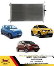 NISSAN MICRA 2003 - 2010 AIR CONDITION CONDENSOR A/C CONDENSER AIR CON RADIATOR