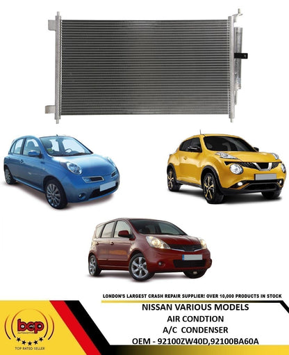 NISSAN NOTE 2006 - 2013 AIR CONDITION CONDENSOR A/C CONDENSER AIR CON RADIATOR