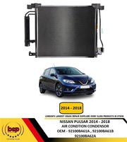 NISSAN PULSAR 2014 - 2018 AIR CONDITION A/C CONDENSOR AIR CON RADIATOR 92100BA61