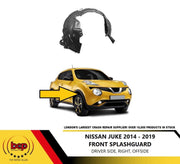 FITS NISSAN JUKE 2014 - 2019 FRONT WING SPLASH GUARD INNER ARCH RIGHT DRIVERS