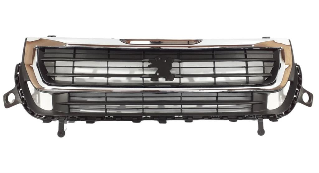 PEUGEOT PARTNER 2015 - 2018 GRILLE MAIN TOP GRILLE BLACK WITH CHROME 1613573580