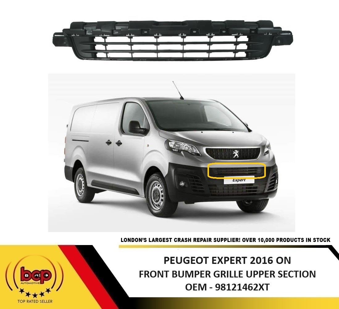 PEUGEOT EXPERT 2016 ON FRONT BUMPER GRILLE UPPER  FOR PAINTED BUMPER ONLY