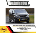 Load image into Gallery viewer, PEUGEOT TRAVELLER 2016 ON FRONT BUMPER CENTRE GRILLE LOWER FOR PAINTED BUMPER
