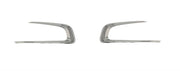 PEUGEOT 2008 2016 - 2020 FRONT BUMPER GRILLE CHROME MOULDING PAIR SET