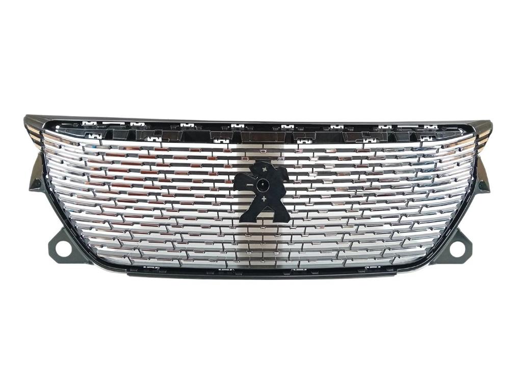PEUGEOT 2008 2020 - 2023 FRONT BUMPER RADIATOR GRILLE WITH CHROME TRIMS NO BADGE