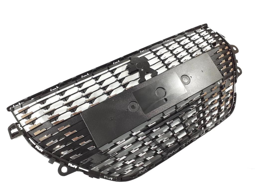 PEUGEOT 208 2019 - 2023 FRONT RADIATOR GRILLE BLACK WITH CHROME TRIMS 98232100VD