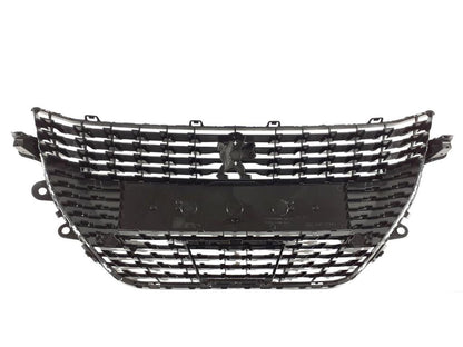 PEUGEOT 208 2019 - 2023 FRONT RADIATOR GRILLE BLACK WITH CHROME TRIMS 98232100VD