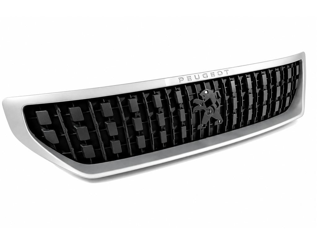 PEUGEOT EXPERT 2016 - 2024 FRONT BUMPER UPPER GRILLE BADGE HOLDER WITH GREY TRIM