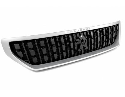PEUGEOT EXPERT 2016 - 2024 FRONT BUMPER UPPER GRILLE BADGE HOLDER WITH GREY TRIM