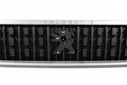 PEUGEOT EXPERT 2016 - 2024 FRONT BUMPER UPPER GRILLE BADGE HOLDER WITH GREY TRIM