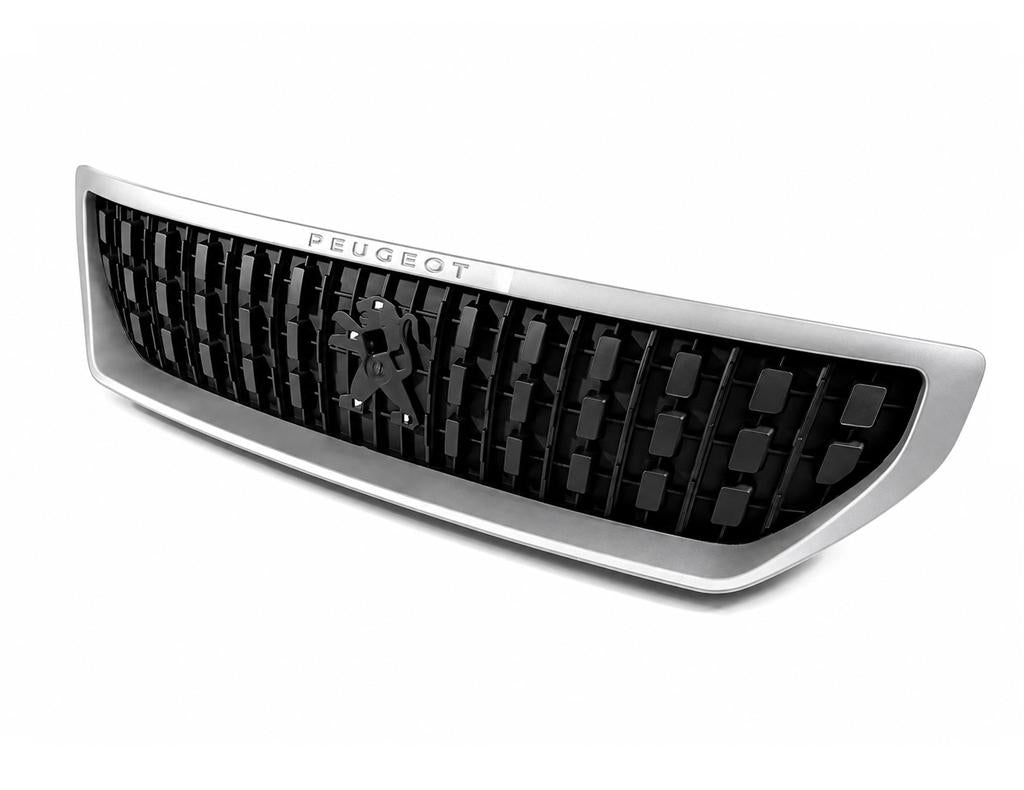 PEUGEOT EXPERT 2016 - 2024 FRONT BUMPER UPPER GRILLE BADGE HOLDER WITH GREY TRIM
