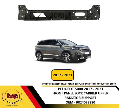 PEUGEOT 5008 2017 - 2021 FRONT PANEL UPPER LOCK CARRIER RADIATOR SUPPORT NEW