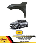 Load image into Gallery viewer, PEUGEOT 208 2020 2021 2022 2023 2024 FRONT WING LEFT PASSENGER SIDE PRIMED