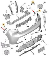 PEUGEOT 208 2020 ON REAR BUMPER BRACKET KIT LEFT & RIGHT PAIR 1673735780