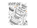 Load image into Gallery viewer, PEUGEOT 2008 2020 ONWARDS FRONT BUMPER BRACKETS PAIR LEFT RIGHT PASSENGER DRIVER