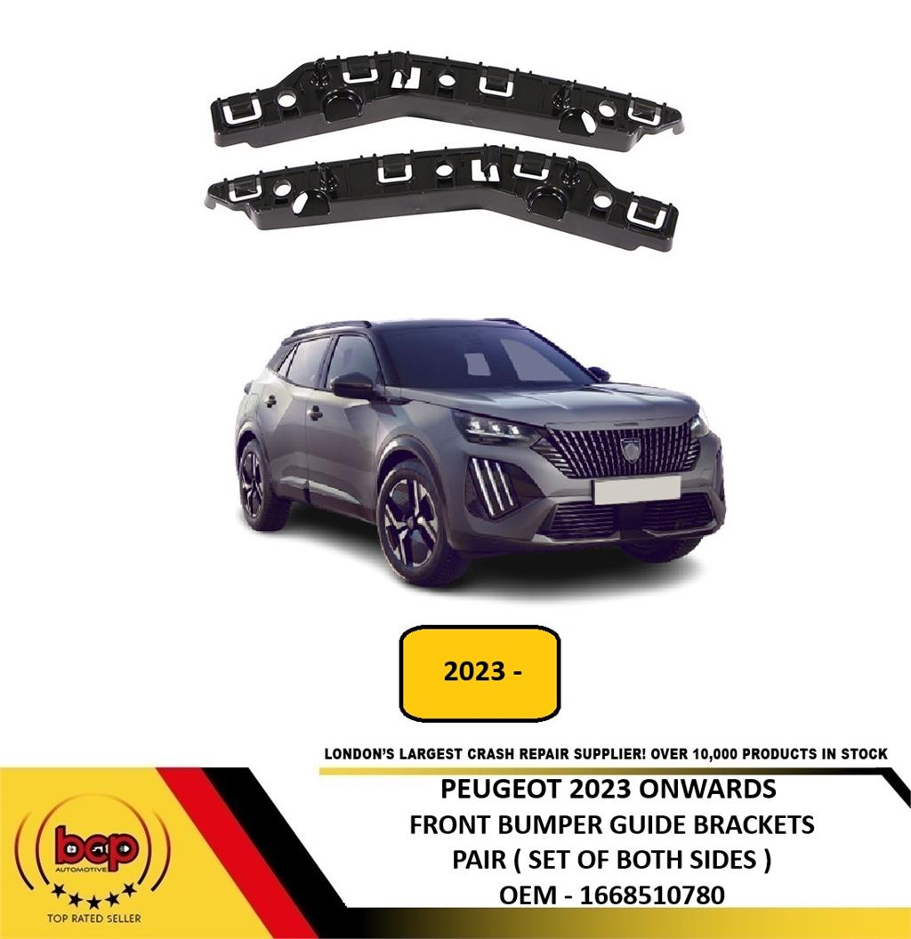 PEUGEOT 2008 2023 ONWARDS FRONT BUMPER BRACKETS PAIR LEFT RIGHT PASSENGER DRIVER
