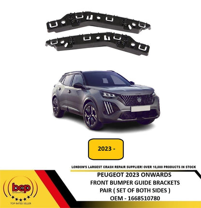 PEUGEOT 2008 2023 ONWARDS FRONT BUMPER BRACKETS PAIR LEFT RIGHT PASSENGER DRIVER