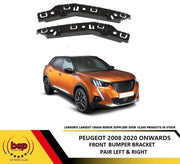 PEUGEOT 2008 2020 ONWARDS FRONT BUMPER BRACKETS PAIR LEFT RIGHT PASSENGER DRIVER
