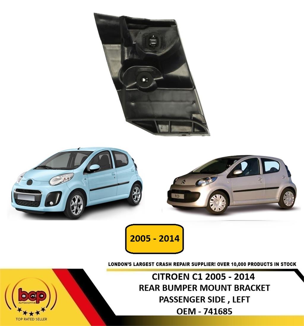 CITROEN C1 2005 – 2014 REAR BUMPER MOUNTING BRACKET PASSENGER SIDE LEFT NEW