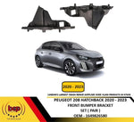 Load image into Gallery viewer, PEUGEOT 208 HATCHBACK 2023 ONWARD FRONT BUMPER MOUNT BRACKET SET PAIR BOTH SIDES
