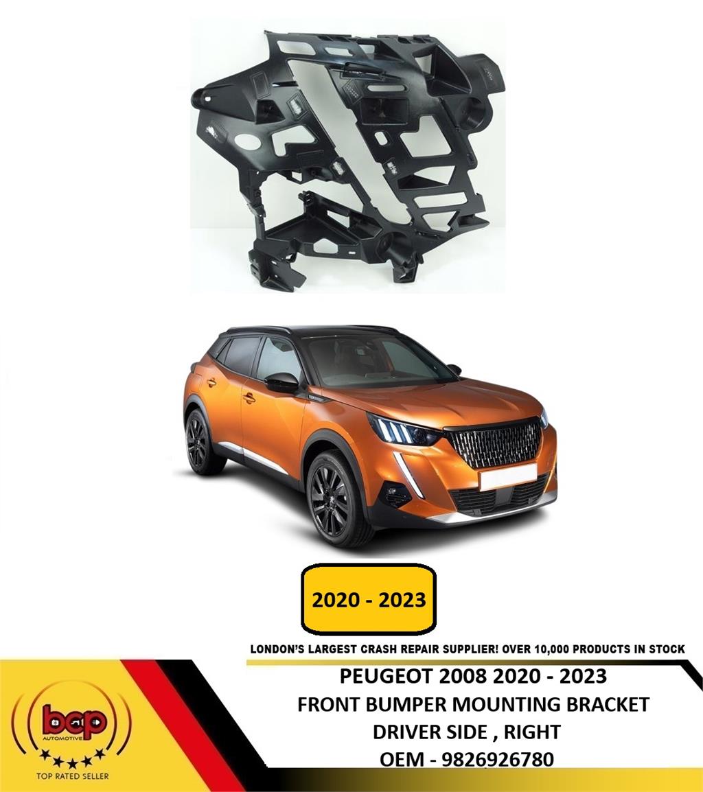PEUGEOT 2008 2020 – 2023 FRONT BUMPER MOUNT BRACKET DRIVER SIDE RIGHT