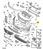 Load image into Gallery viewer, PEUGEOT 308 2021 ONWARDS FRONT BUMPER BRACKET MOUNT PASSENGER LEFT 9835304680