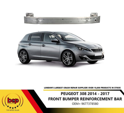 PEUGEOT 308 2014 – 2017 FRONT BUMPER REINFORCEMENT CRASH BAR CROSSMEMBER CARRIER
