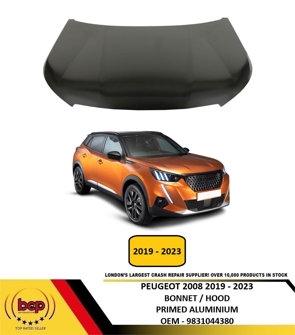 PEUGEOT 2008 2019 – 2023 BONNET HOOD ALUMINIUM DELIVERED TO YOUR DOOR 9831044380