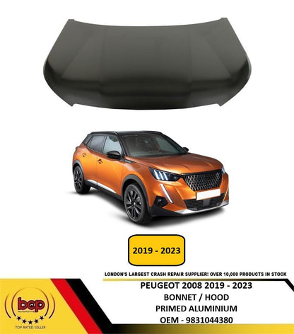 PEUGEOT 2008 2019 – 2023 BONNET HOOD ALUMINIUM DELIVERED TO YOUR DOOR 9831044380