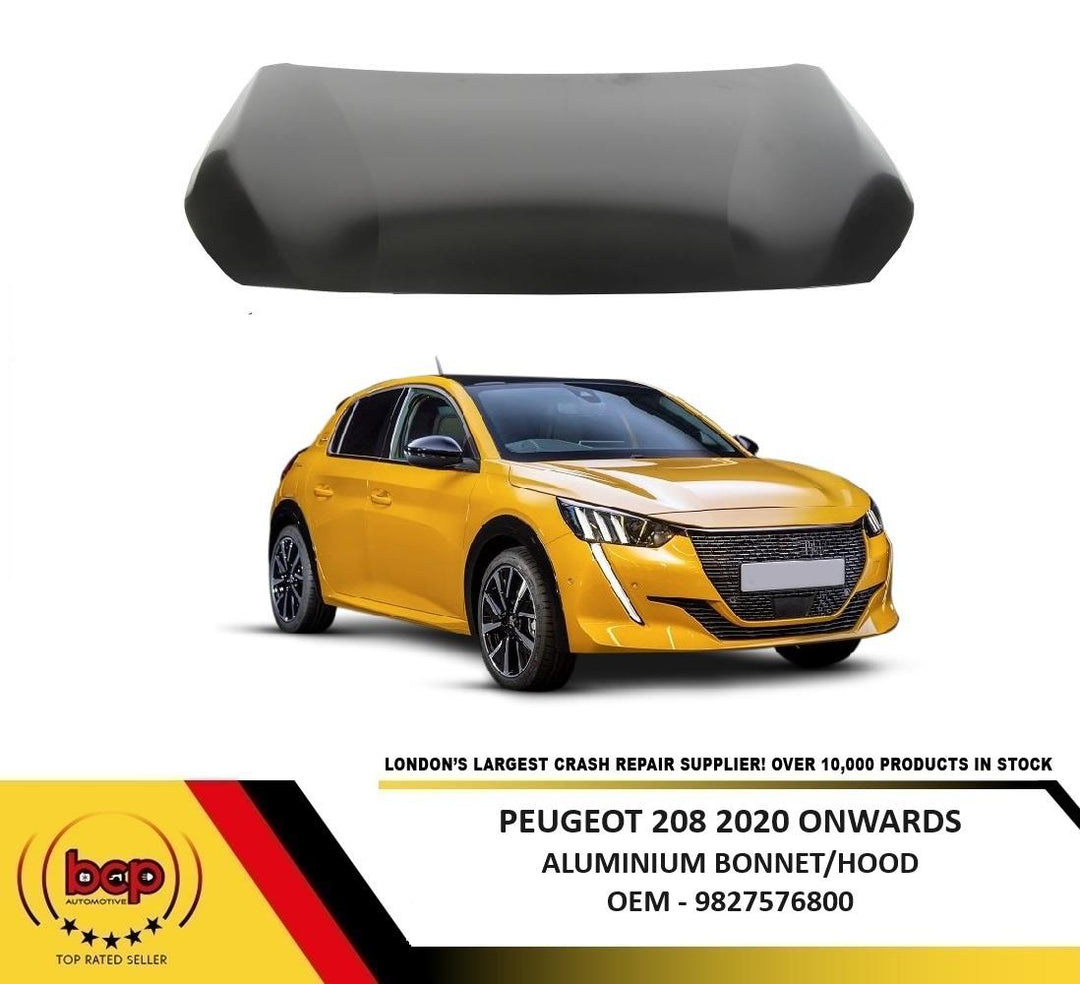 PEUGEOT 208 2020 2021 2022 2023 2024 BONNET HOOD ALUMINIUM