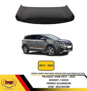 PEUGEOT 5008 2017 - 2021 BONNET HOOD PRIMED ALUMINIUM NEW 9812305580