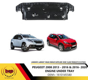 PEUGEOT 2008 2013 - 2020 FRONT ENGINE COVER UNDERTRAY FRONT BUMPER LOWER