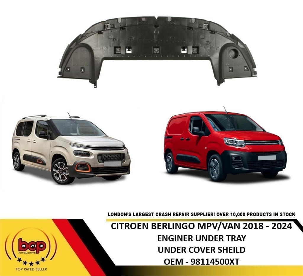 CITROEN BERLINGO MPV VAN 2018–2024 ENGINE UNDERTRAY UNDER COVER SHEILD GUARD NEW