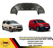 CITROEN BERLINGO MPV VAN 2018–2024 ENGINE UNDERTRAY UNDER COVER SHEILD GUARD NEW
