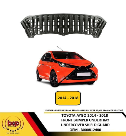 TOYOTA AYGO 2014 - 2018 FRONT BUMPER UNDERTRAY UNDERSHIELD GUARD NEW B000812480