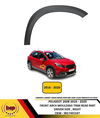 MINI COOPER ONE 2018 - 2021 FRONT WHEEL ARCH TRIM MOULDING BLACK PASSENGER LEFT