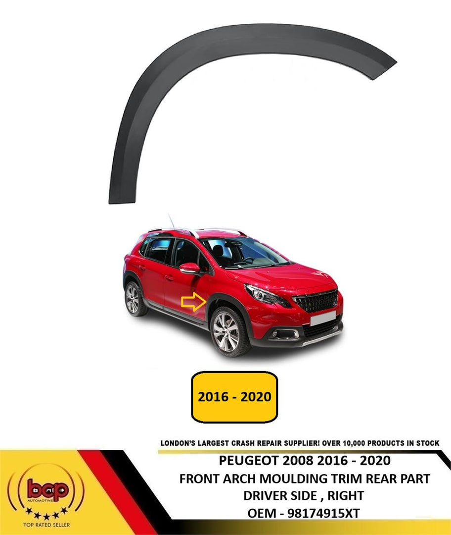 MINI COOPER ONE 2018 - 2021 FRONT WHEEL ARCH TRIM MOULDING BLACK PASSENGER LEFT